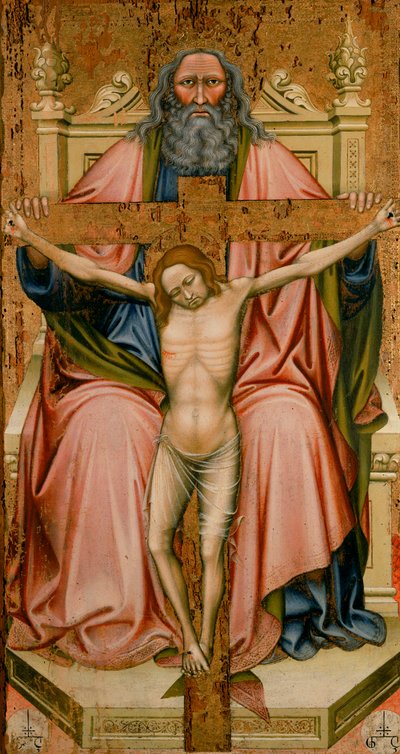 The Trinity, by the Maestro G.Z., in the Pinacoteca Nazionale in Ferrara by Unknown